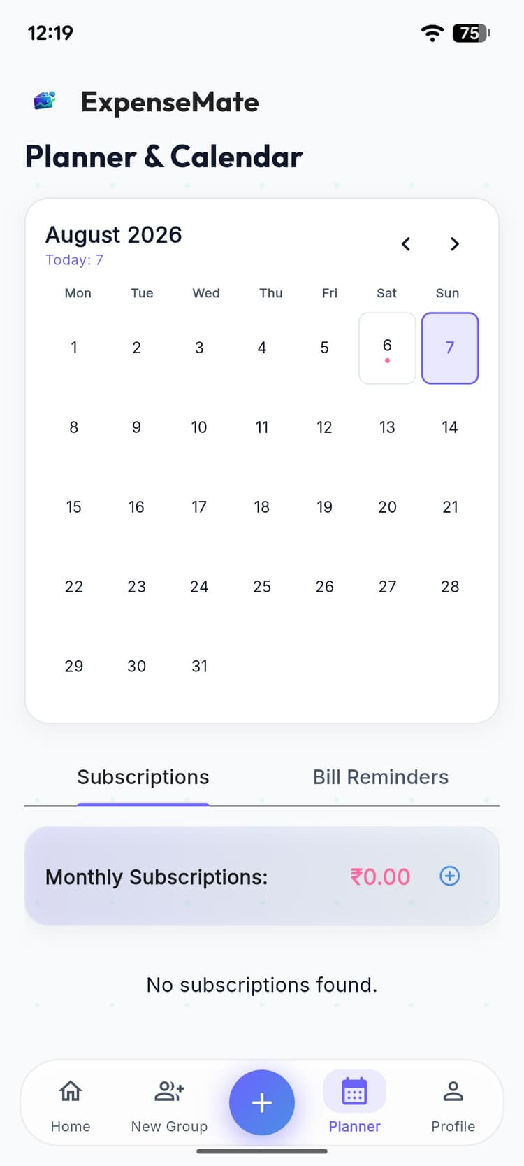Planner & Calendar